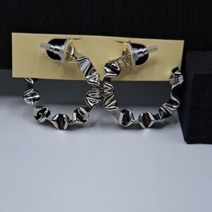 Silver Hoop Earrings